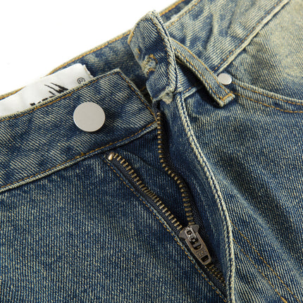 TALKLESS Washed-out Ripped Logging Jeans--2311 - TALKLESSFASHION