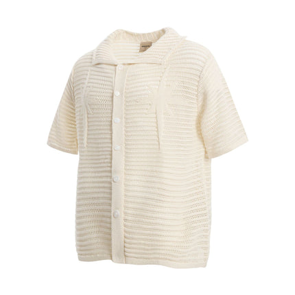 American Retro Simple Loose Design Short Sleeve Shirt - TALKLESSFASHION