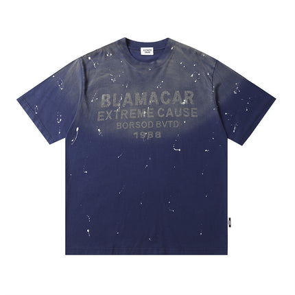 Top Bleached stoned T-shirt—3209 - TALKLESSFASHION