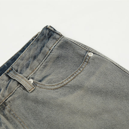 Men's Retro Loose Multi-pocket Wide-leg Trousers - TALKLESSFASHION