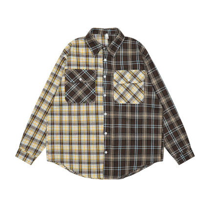 Double trend material shirt —2119 - TALKLESSFASHION