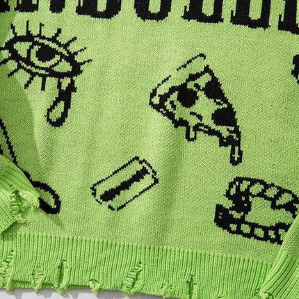 Letters Graffiti dope Sweater --1809 - TALKLESSFASHION