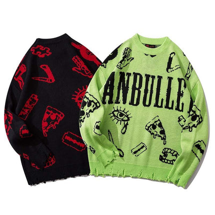 Letters Graffiti dope Sweater --1809 - TALKLESSFASHION
