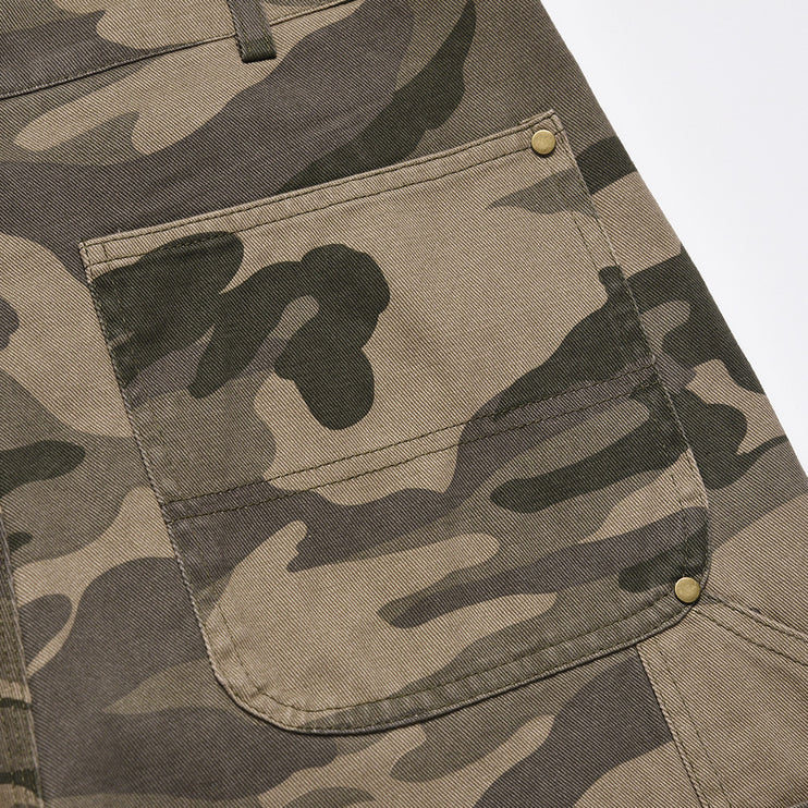 TALKLESS Retro Camouflage Pants--1129 - TALKLESSFASHION