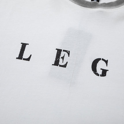 Spray Painting Outline Short Sleeve Men's High Street Design Sense - TALKLESSFASHION