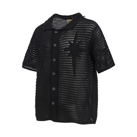 American Retro Simple Loose Design Short Sleeve Shirt - TALKLESSFASHION