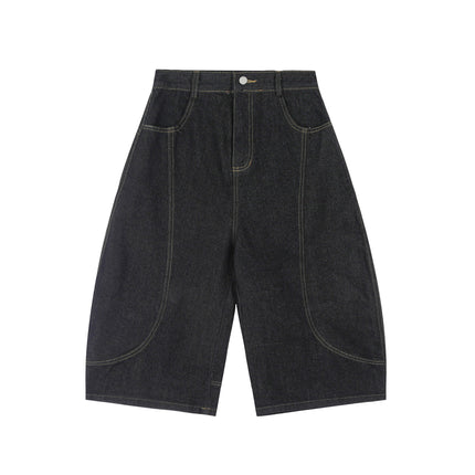 MetroCool Solid Casual Denim Shorts—-3422 - TALKLESSFASHION