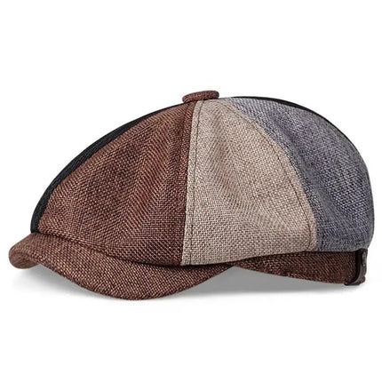 Razor Party Hat Peaky Blinder Beret Male Octagonal Female Newsboy British Retro - TALKLESSFASHION
