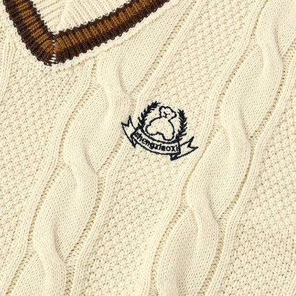 Loose Sweater Vest Men's Trendy Student Sweater - TALKLESSFASHION