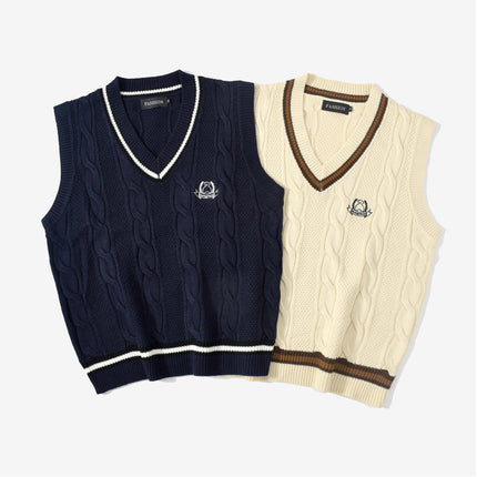 Loose Sweater Vest Men's Trendy Student Sweater - TALKLESSFASHION