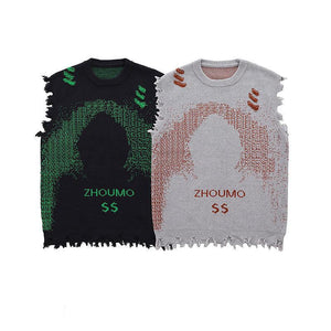 Dollar Sign Creative Sweater Vest---4256 - TALKLESSFASHION