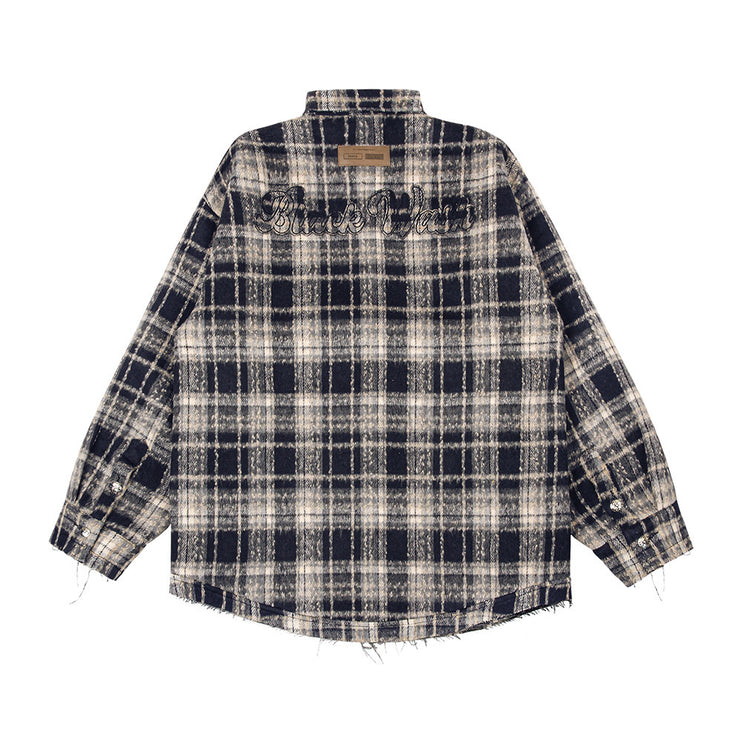 Fashion Retro Plaid Shirt Men—2114 - TALKLESSFASHION