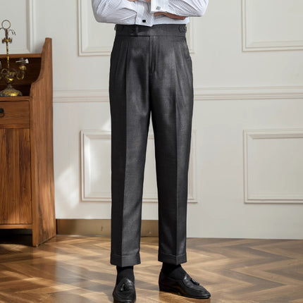 TALKLESS Retro Italian Blended Casual Pants--7233 - TALKLESSFASHION