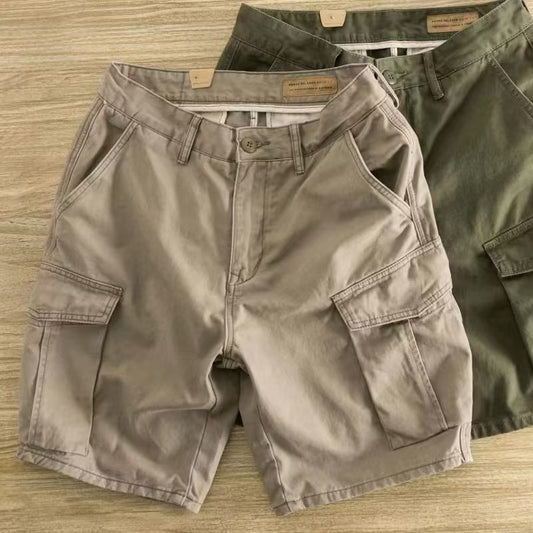 Workwear Casual Men's Loose Summer All-matching Straight Fifth Pants - TALKLESSFASHION