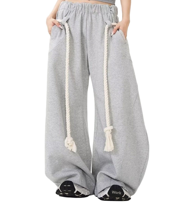 American Retro Gray Sweatpants—6144
