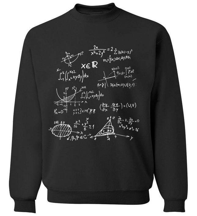 Arithmetic round neck sweater/Pullover —3337 - TALKLESSFASHION