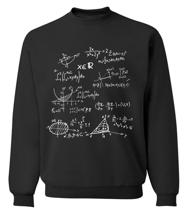 Arithmetic round neck sweater/Pullover —3337 - TALKLESSFASHION