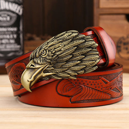 Men's Fashion Eagle Leather Belt - TALKLESSFASHION
