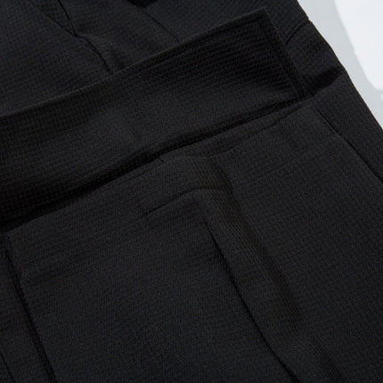 Retro Spring Black Cargo Pants—3855 - TALKLESSFASHION