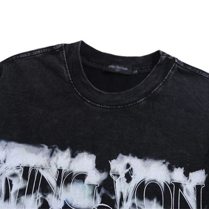 Black Knight Printed Round Neck T-shirt For Men - TALKLESSFASHION