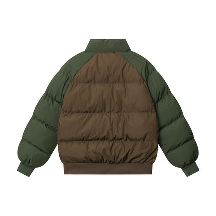 TALKLESS Turtleneck Splicing Jacket--6635 - TALKLESSFASHION