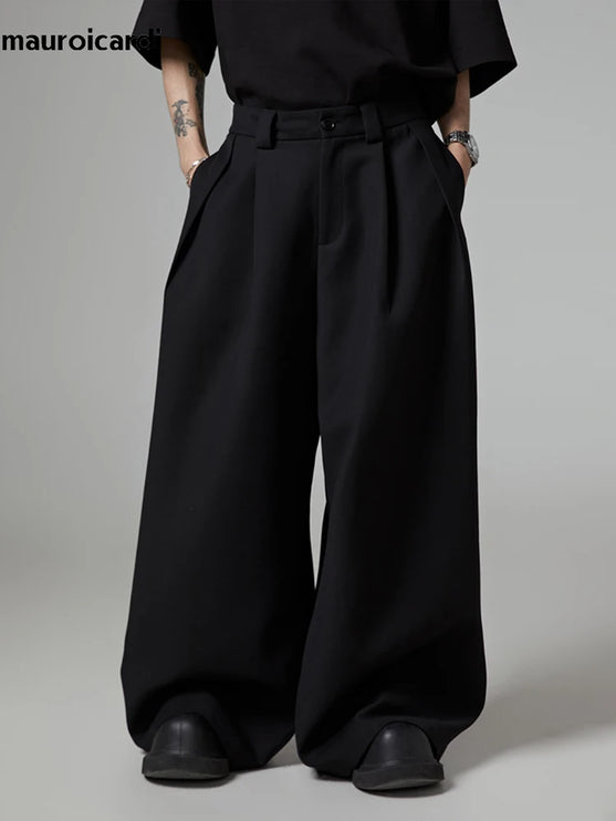 Oversized Long Flowy Baggy Wide Leg Pants ------6935 - TALKLESSFASHION