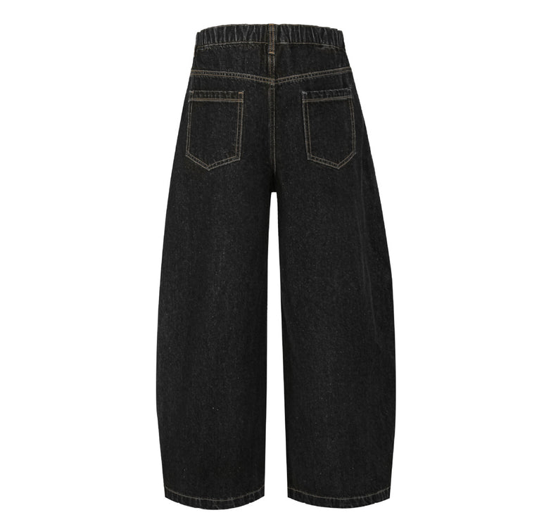 Retro Street Simple Loose Machete Denim Jeans —2774 - TALKLESSFASHION