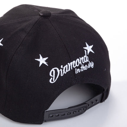Five-pointed Star Embroidery Outdoor Sun-shade Sun Protection Flat-brimmed Cap - TALKLESSFASHION