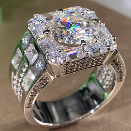 Rhinestone Silver Rings---------6698 - TALKLESSFASHION
