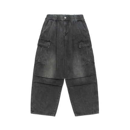 Season New Washed Fried Flower Denim Trousers - TALKLESSFASHION