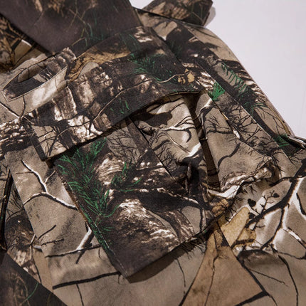 Retro Style Branches Camouflage Cargo Pants - TALKLESSFASHION