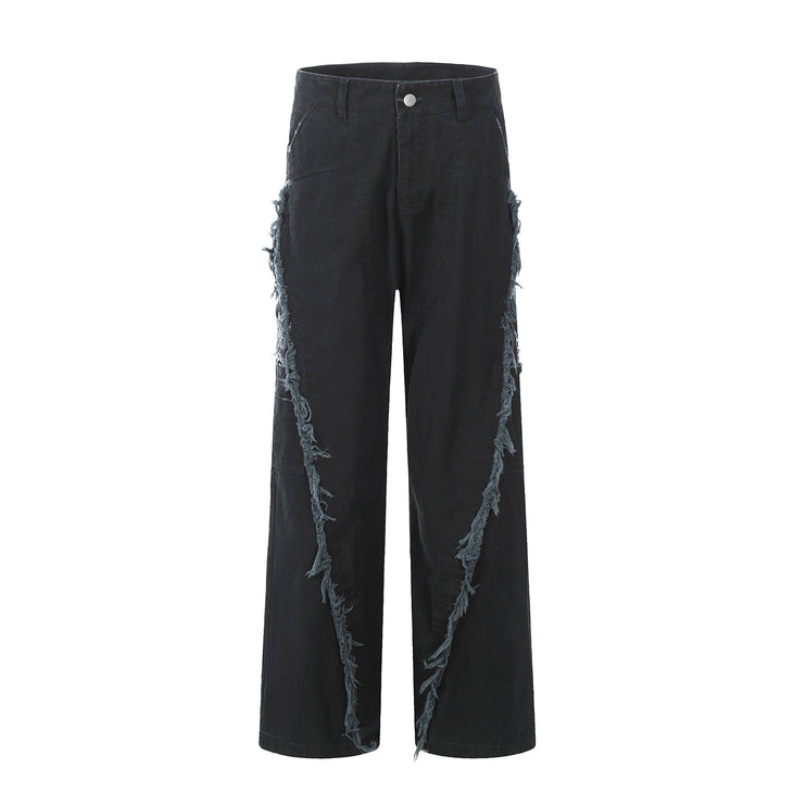 American Retro Cleanfit Loose Heavy Industry Washed And Worn Overalls - TALKLESSFASHION