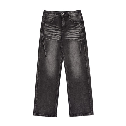 Fashion Wash Distressed Straight Jeans For Men - TALKLESSFASHION