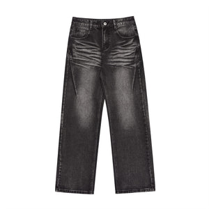 Fashion Wash Distressed Straight Jeans For Men - TALKLESSFASHION
