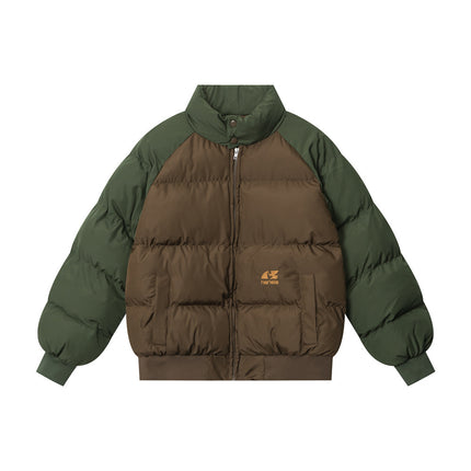 TALKLESS Turtleneck Splicing Jacket--6635 - TALKLESSFASHION