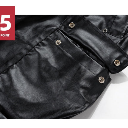 MatteCoat Casual leather Pants—-5388