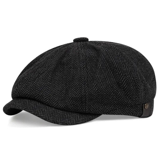 Razor Party Hat Peaky Blinder Beret Male Octagonal Female Newsboy British Retro - TALKLESSFASHION