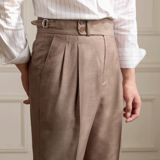 TALKLESS Retro Italian Blended Casual Pants--7233 - TALKLESSFASHION