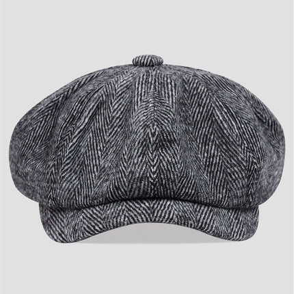Razor Party Hat Peaky Blinder Beret Male Octagonal Female Newsboy British Retro - TALKLESSFASHION