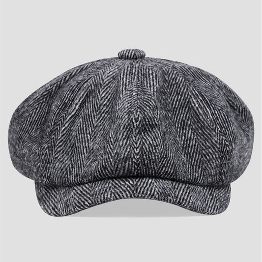 Razor Party Hat Peaky Blinder Beret Male Octagonal Female Newsboy British Retro - TALKLESSFASHION