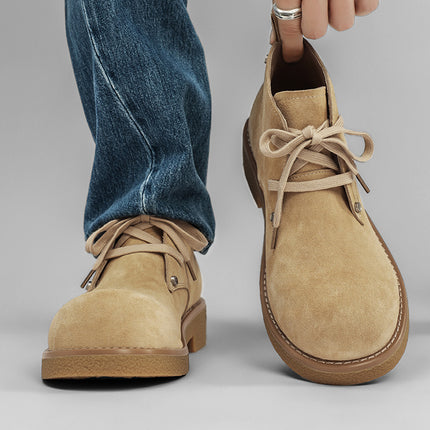 Casual Platform Height-increasing Martain Boots Big Head Derby Shoes British Style - TALKLESSFASHION