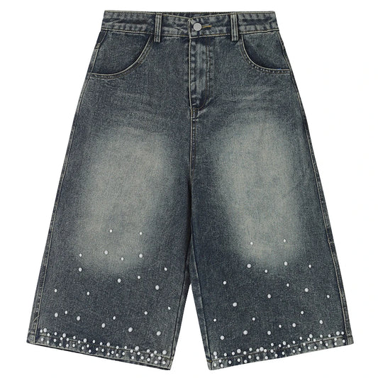 Talkless Vintage Denim Shorts --9260 - TALKLESSFASHION