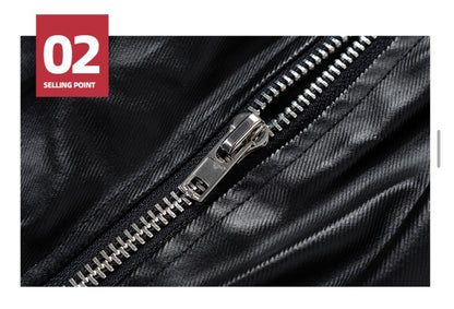 MatteCoat Casual leather Pants—-5388