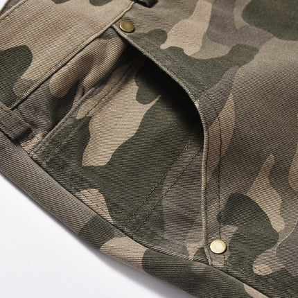 TALKLESS Retro Camouflage Pants--1129 - TALKLESSFASHION