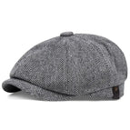 Gray Herringbone Pattern / Free Size