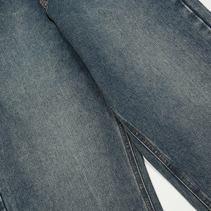 Women's American Style Loose Wide Leg Dark Blue Jeans - TALKLESSFASHION