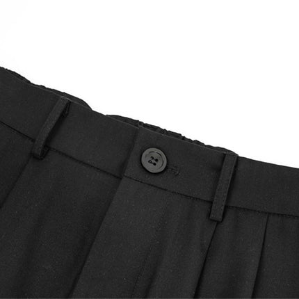 TALKLESS Pleating Loose Long Pants--1442 - TALKLESSFASHION