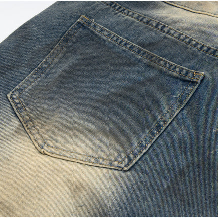 Urban Edge Ink Splatter Denim Jeans —7529 - TALKLESSFASHION