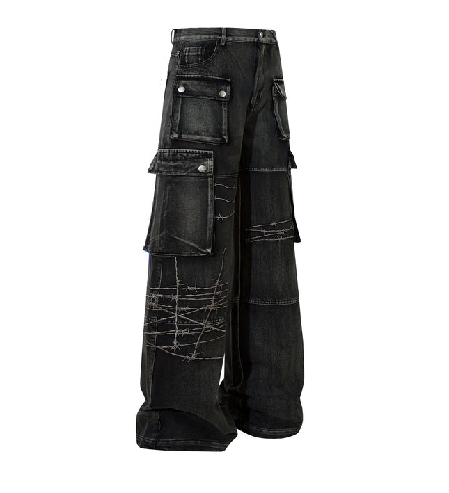 Embroidery RockTrail Explorer Jeans—7316 - TALKLESSFASHION
