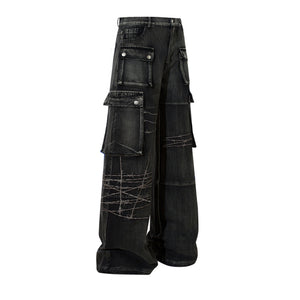 Embroidery RockTrail Explorer Jeans—7316 - TALKLESSFASHION